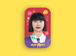 AVANTGARDEY 搞笑表情胸章