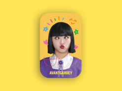 AVANTGARDEY 搞笑表情胸章